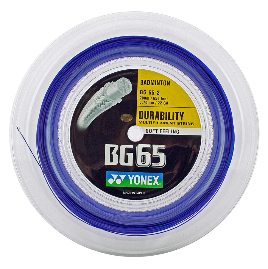 Yonex BG 65 Badminton String Reel - Royal Blue