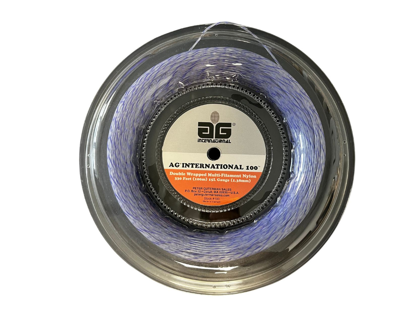 AG International 100 Blue Spiral 330' Reel