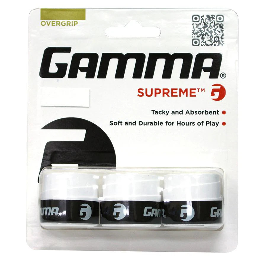 GAMMA Supreme Overgrip - White