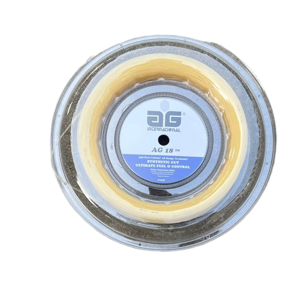 AG 18 Synthetic Gut Tennis String Reel - Natural