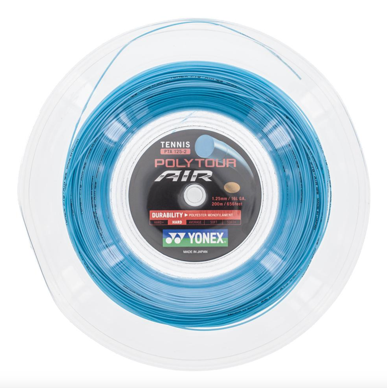 Yonex Polytour Air 125 Tennis String Reel Sky Blue