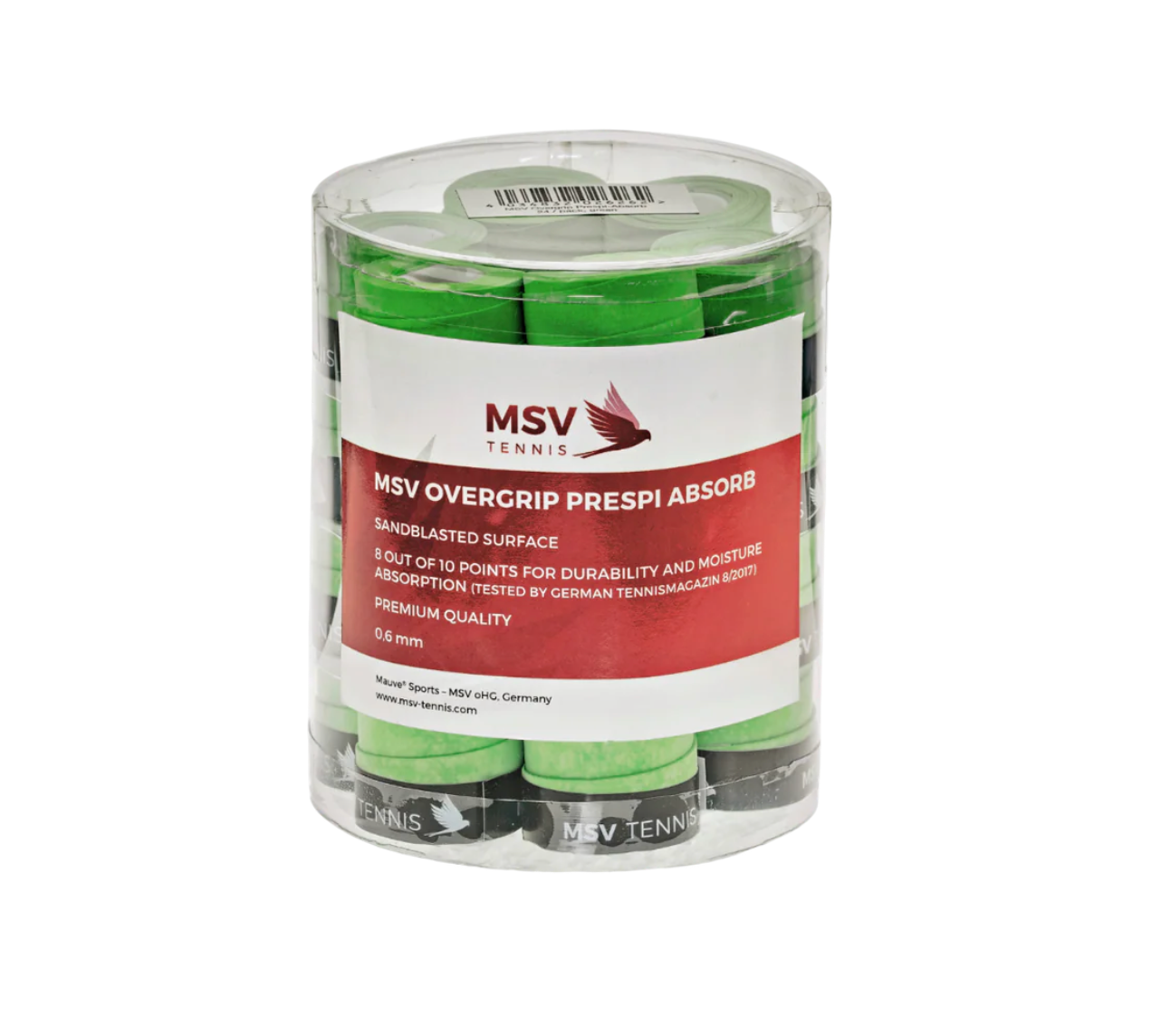 MSV Green Overgrip Prespi Absorb - 24 Pack