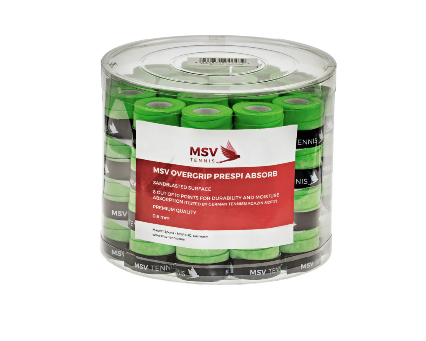 MSV Green Overgrip Prespi Absorb - 60 Pack