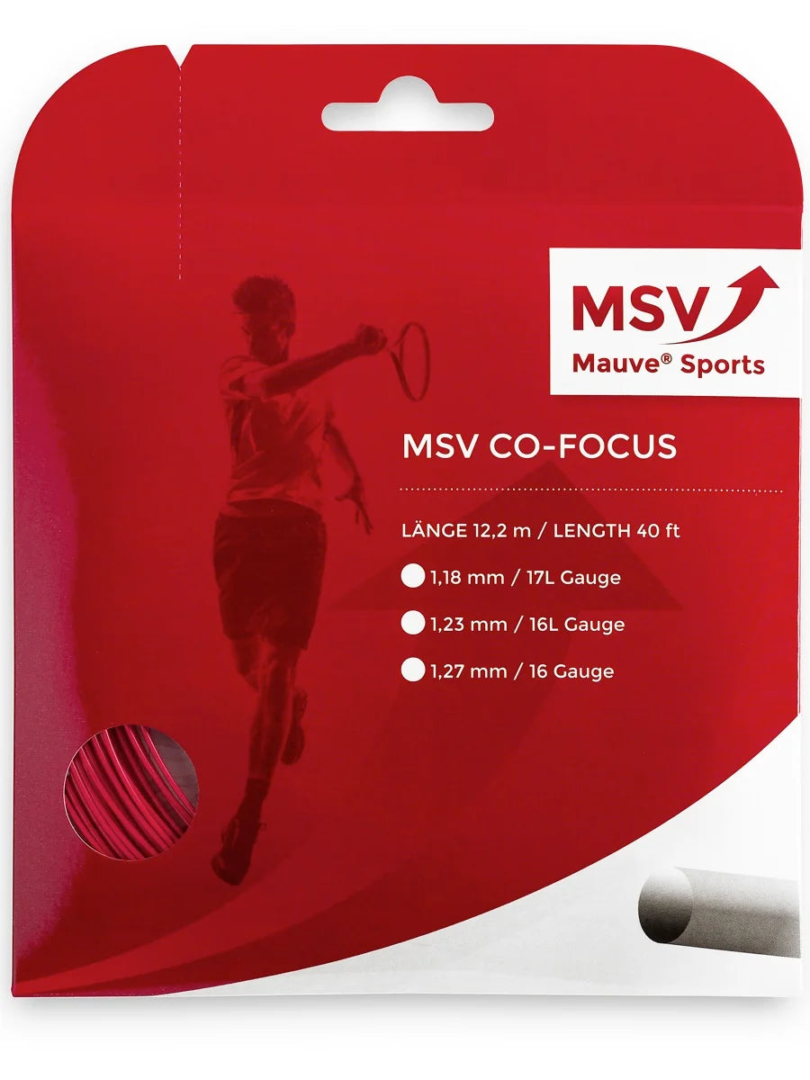 MSV CO-FOCUS 16L/1.23mm String Set - Red