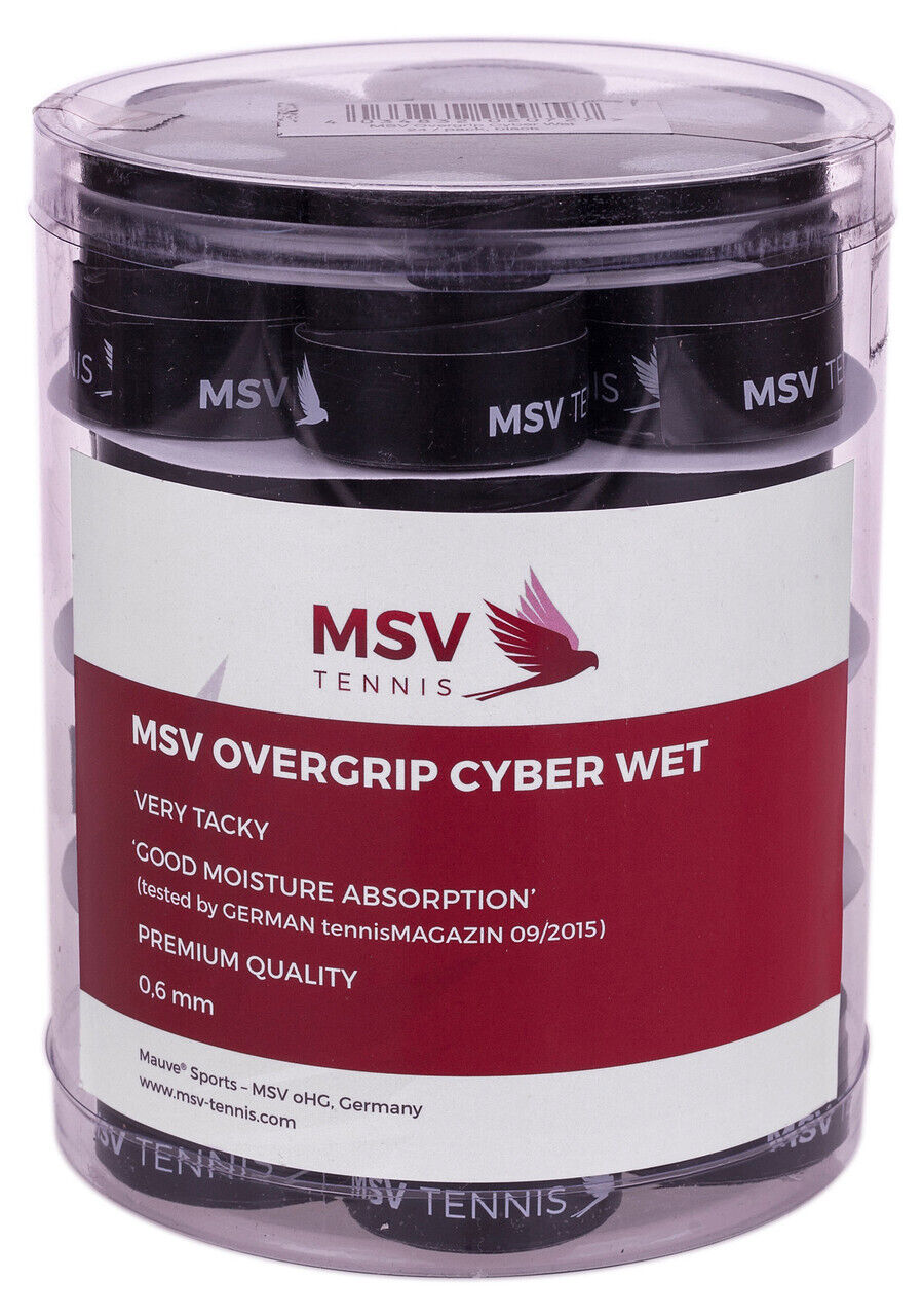 MSV Overgrip Cyber Wet - Black - 24 pack