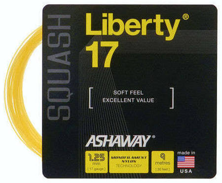 Ashaway LIBERTY 17 GOLD 30' Tennis String Set