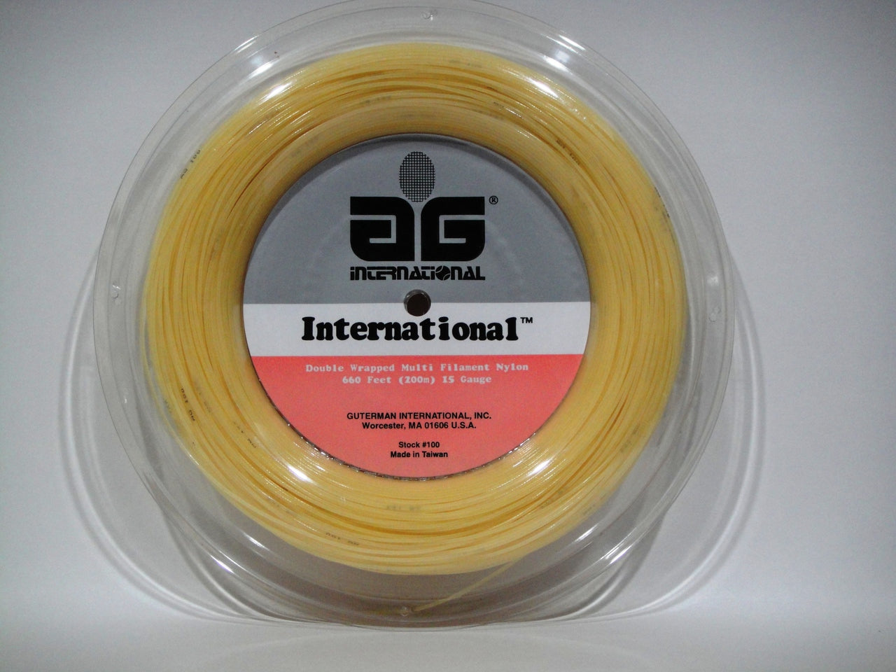 AG Nylon Tennis String Reel-15-Natural