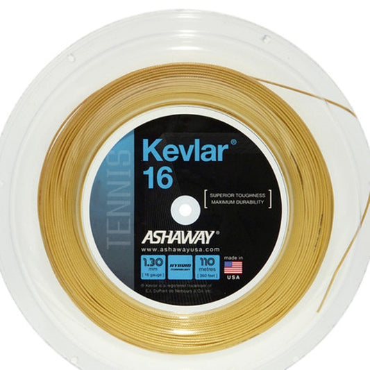 Ashaway KEV LAR 16  Gauge Tennis String Reel 360'