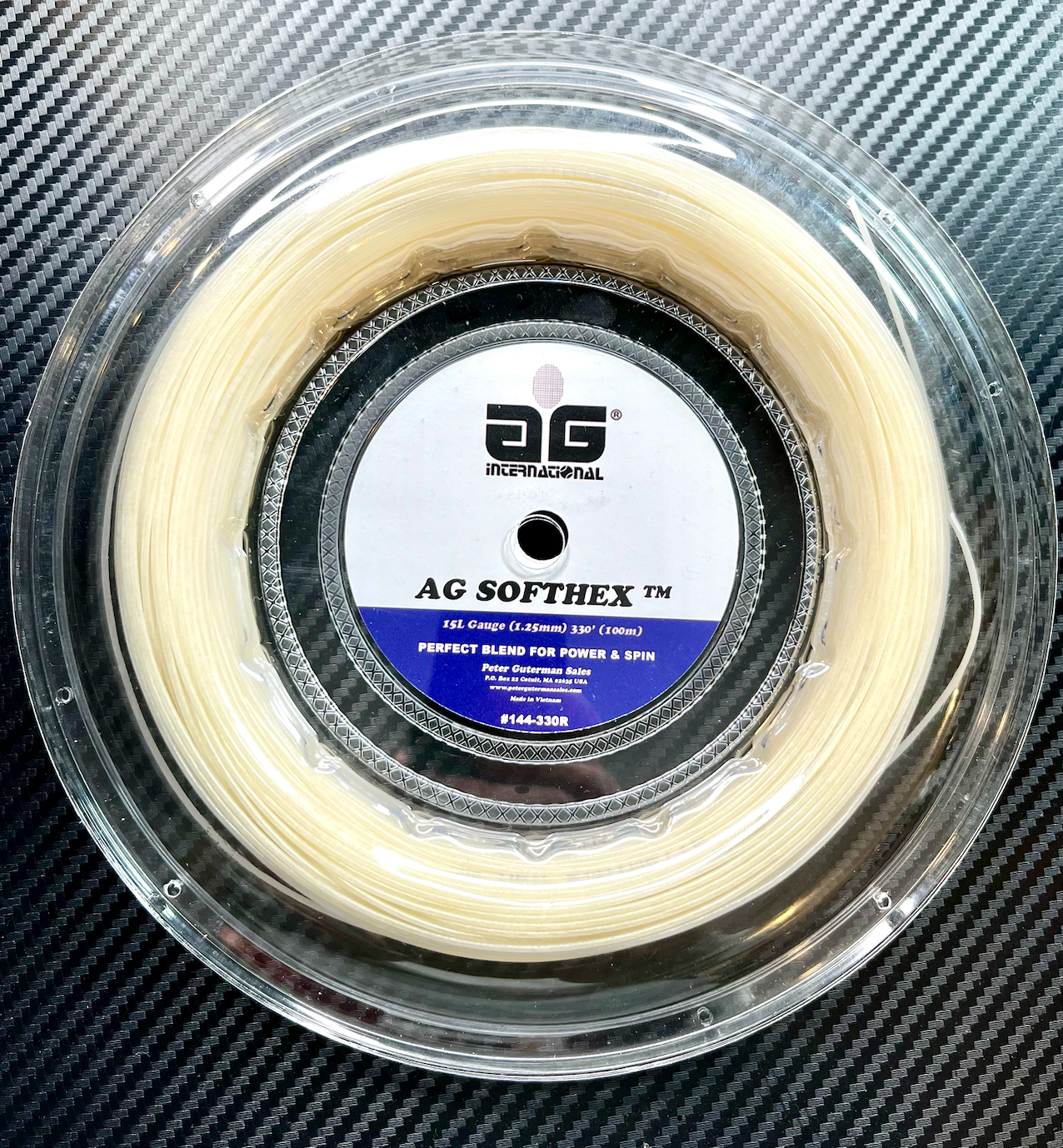AG SOFTHEX TENNIS STRING 15L 330' REEL