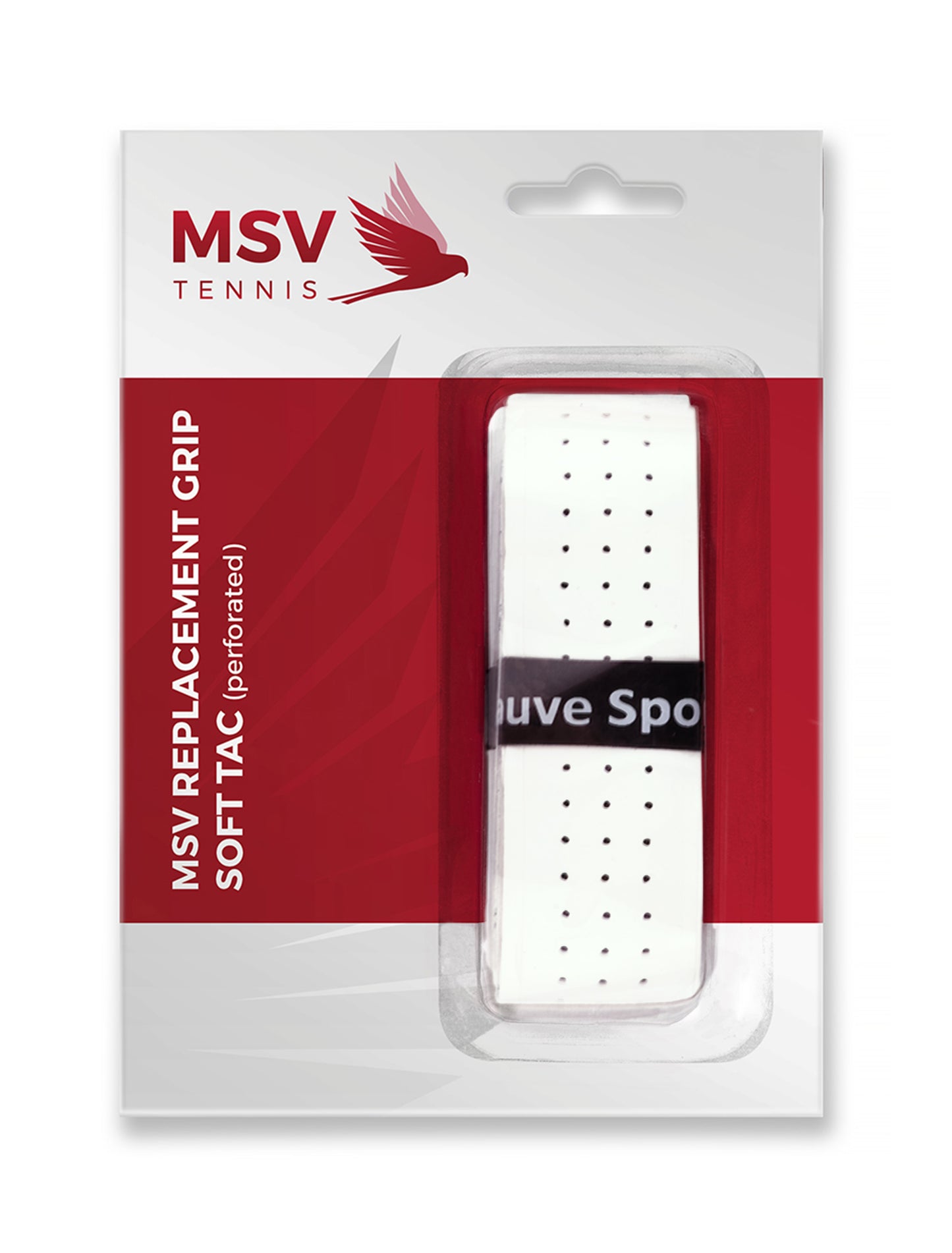 MSV Soft Tac Perforated Replacement Grip White