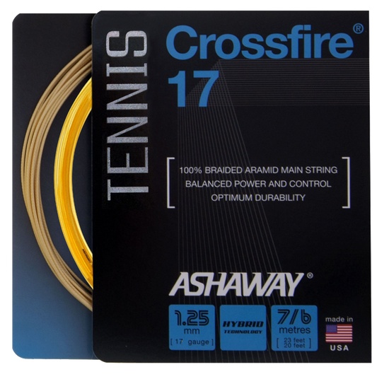 Ashaway CROSSFIRE 17 Tennis String Set