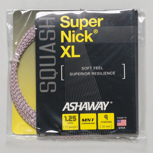 Ashaway SUPERNICK XL 30' Squash String Set