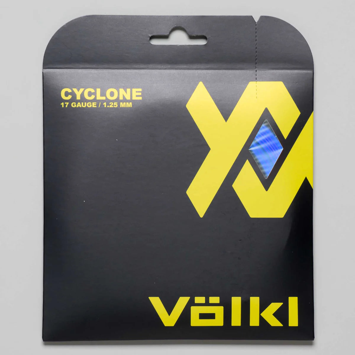 Cyclone String Volkl Cyclone 17G Tennis String Neon Blue – Peter Guterman Sales