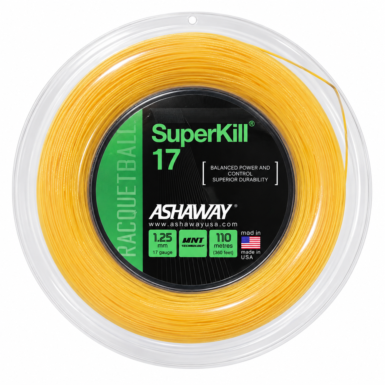 Ashaway SuperKill 17 Natural (1.25 mm) 360' Reel