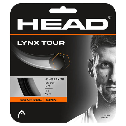 HEAD LYNX Tour 17/1.25 mm Tennis String Set - Black