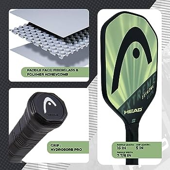 Head Extreme Elite 4 1/8 Grip Pickleball Paddle