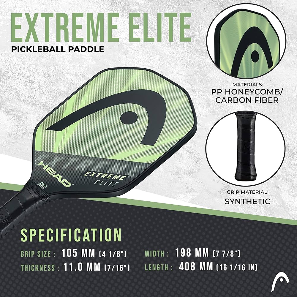 Head Extreme Elite 4 1/8 Grip Pickleball Paddle