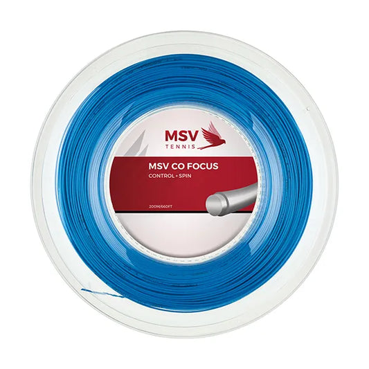 MSV Co Focus Tennis String 200m 1.18 mm - Sky Blue