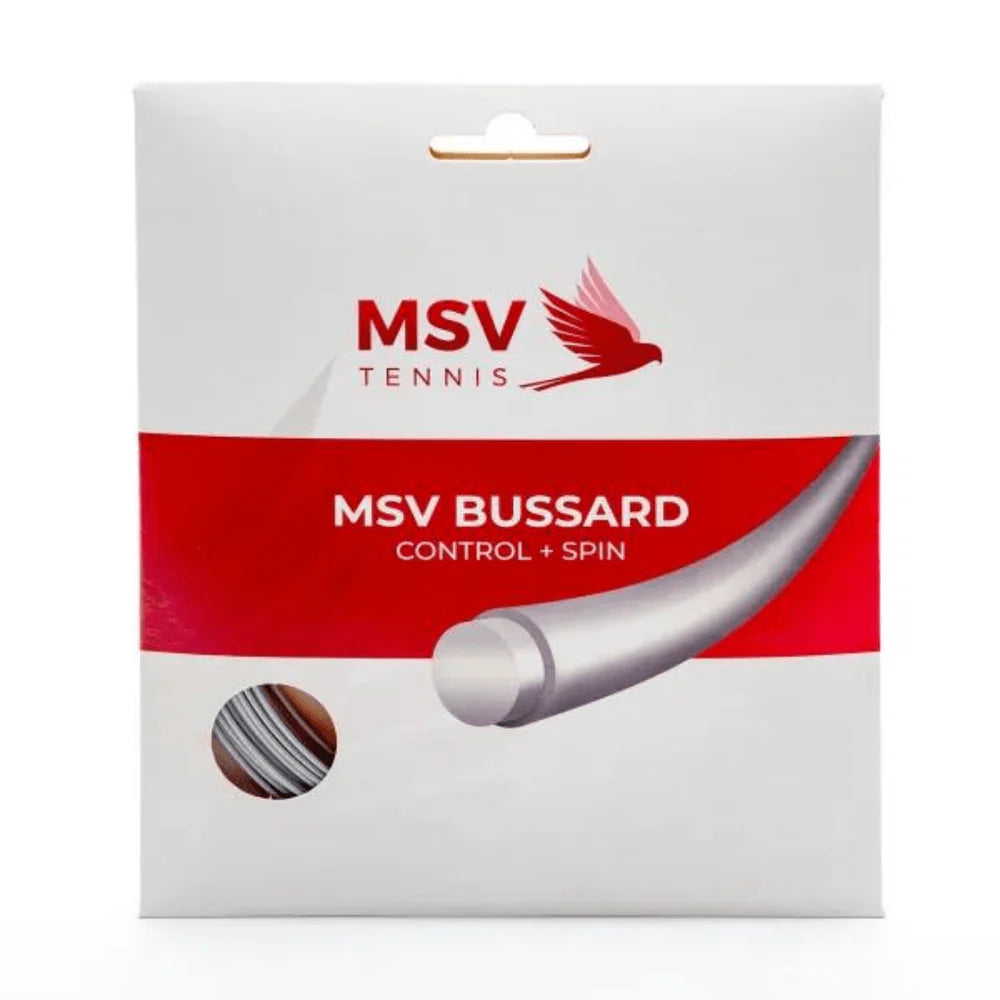 MSV Bussard Tennis String Set 1.25mm - Silver