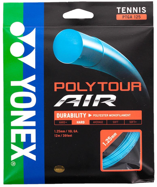 Yonex Polytour Air 125 Tennis String Sky Blue