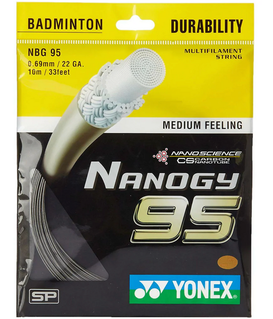 Yonex Nanogy 95 Badminton String - Graphite