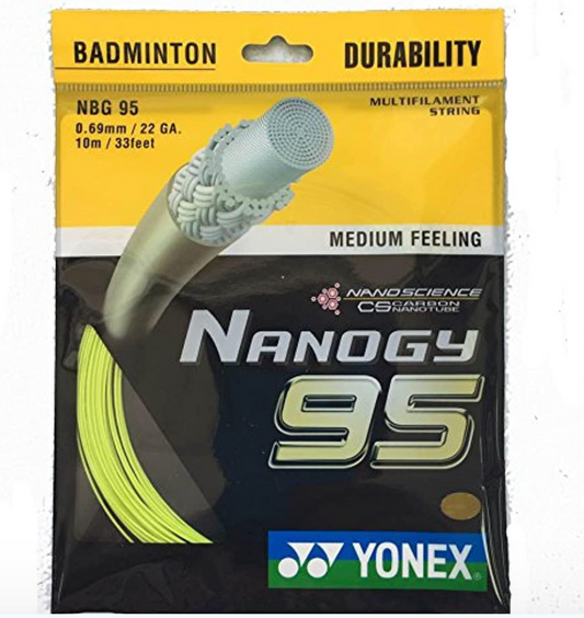 Yonex Nanogy 95 Badminton String - Flash Yellow