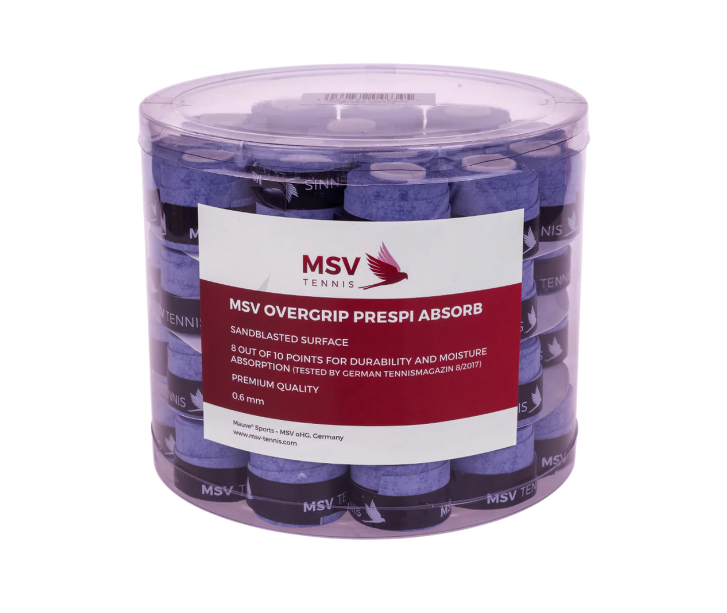 MSV Dark Blue Overgrip Prespi Absorb - 60 Pack