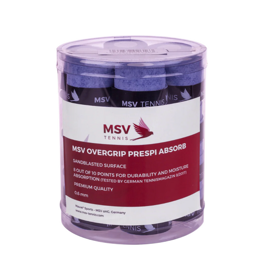MSV Dark Blue Overgrip Prespi Absorb - 24 Pack