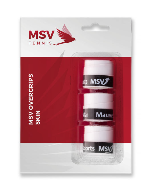 MSV Overgrip Skin Perforated White 3 pack