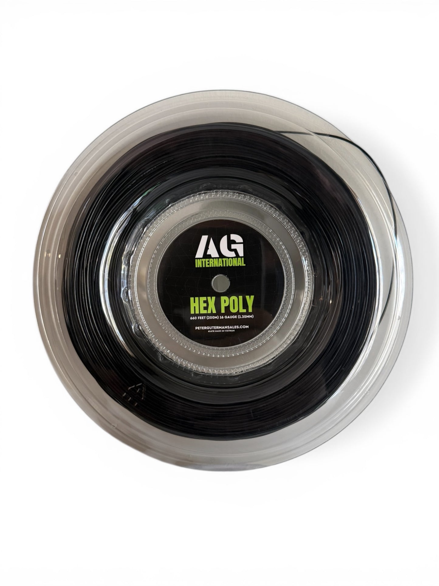 AG HEX POLY Reel 660 (200m) 16g (1.30mm) Black