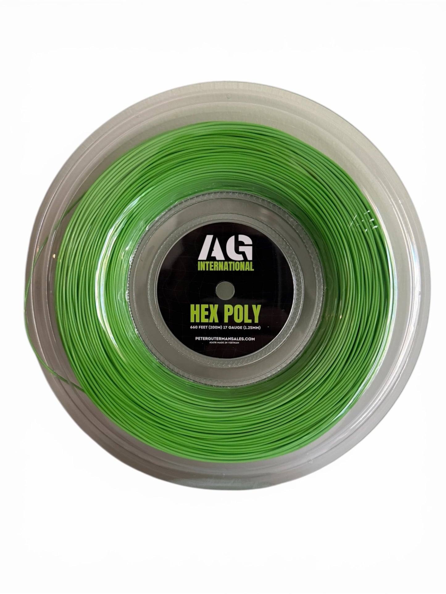 AG HEX POLY Reel 660(200m) 17g (1.25mm) Mint Green