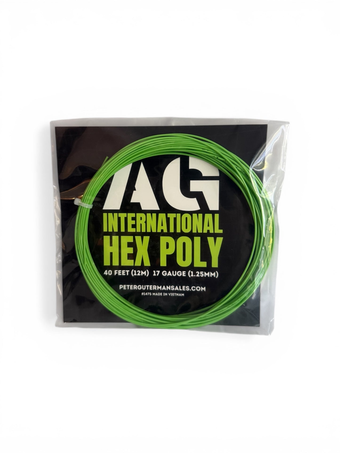 AG HEX POLY set 17g (1.25mm) Mint Green