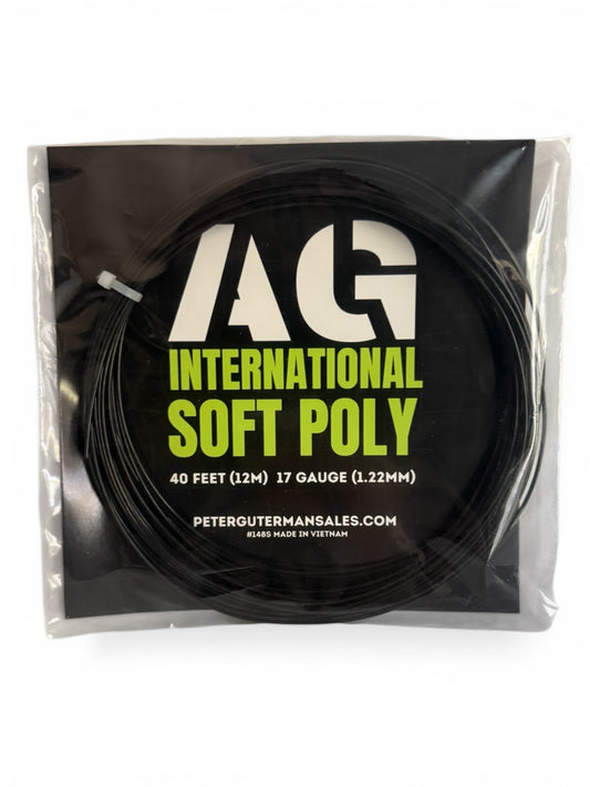 AG Soft Poly Set 40 (12m) 17g (1.22mm) Black