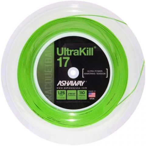 Ashaway Ultrakill 17 GREEN String (REEL)