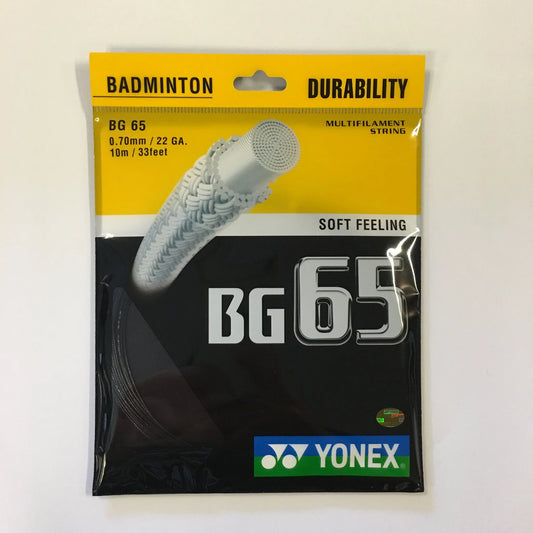 Yonex BG 65 Badminton String - Black