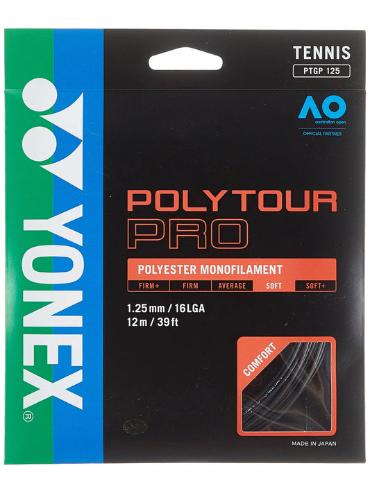 Yonex POLYTOUR PRO 16L/1.25 String Graphite