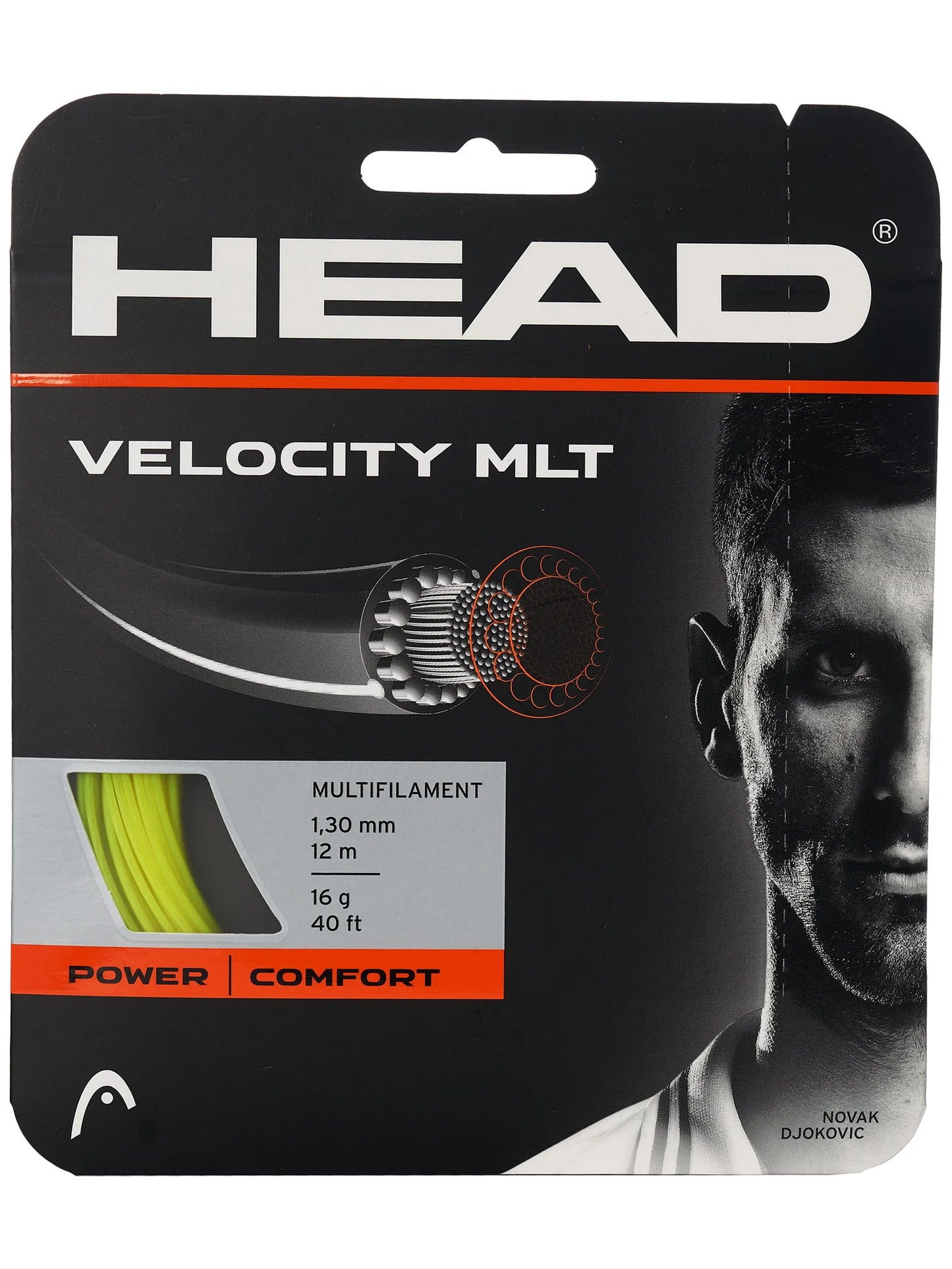 Head Velocity MLT 16/1.30 String Yellow