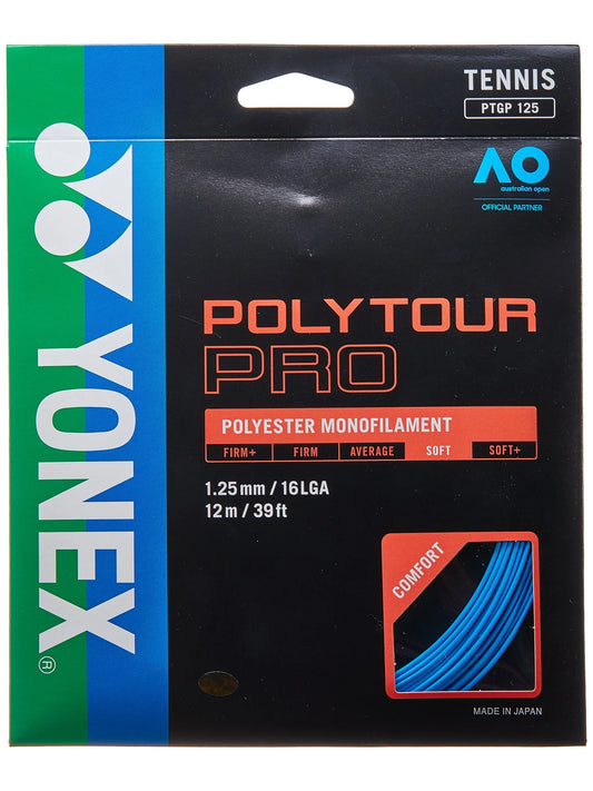 Yonex POLYTOUR PRO 16L/1.25 String Blue