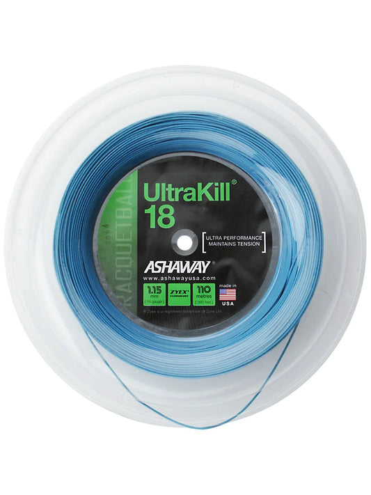 Ashaway Ultrakill 18 Powder Blue String (REEL)