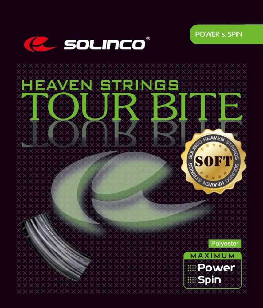Solinco Tour Bite Soft Tennis String Set-17G-Light Silver