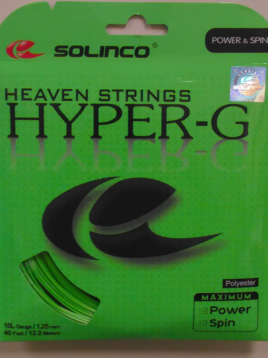 Solinco Heaven Strings Hyper-G Tennis String Set-16Lg/1.25mm