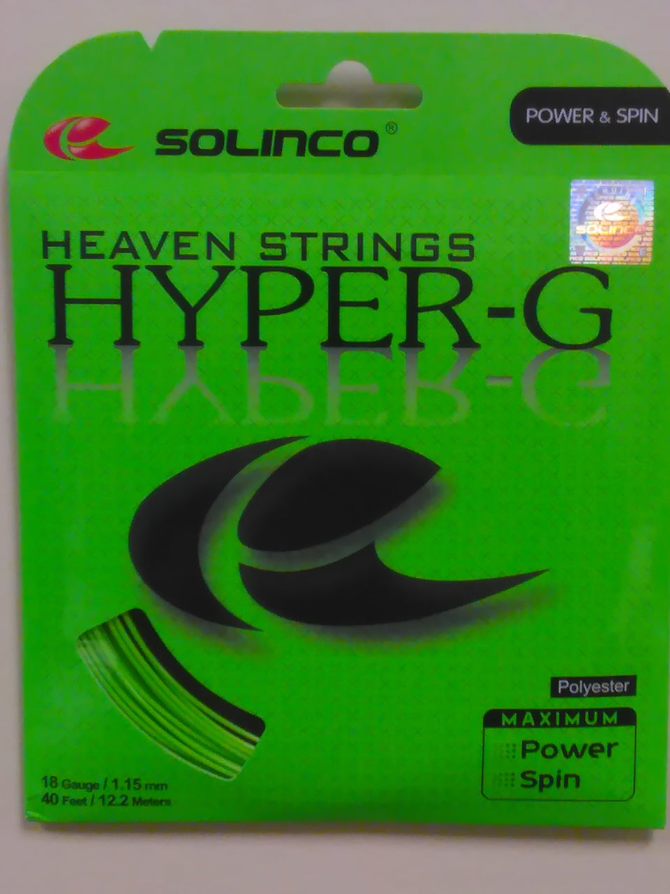 Solinco Heaven Strings Hyper-G Tennis String Set-18g/1.15mm