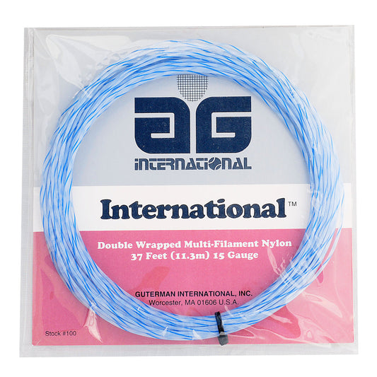 AG Multifilament Tournament Nylon Tennis String Set-Blue Spiral