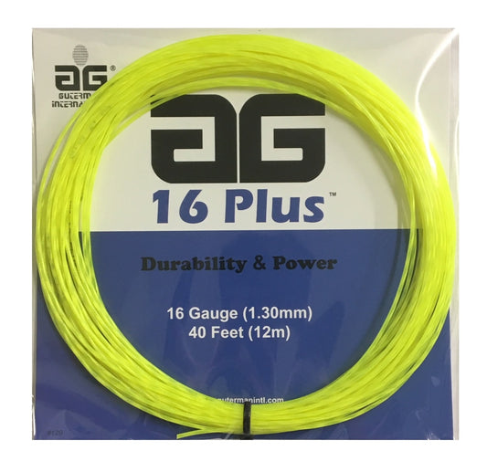 AG 16 Plus Tennis String Set - Yellow