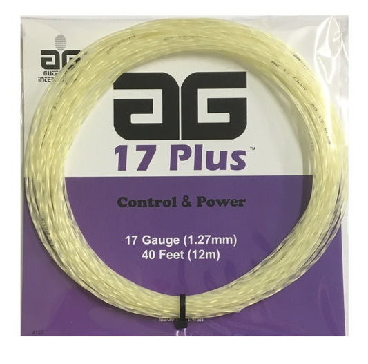 AG 17 Plus Tennis String Set - White