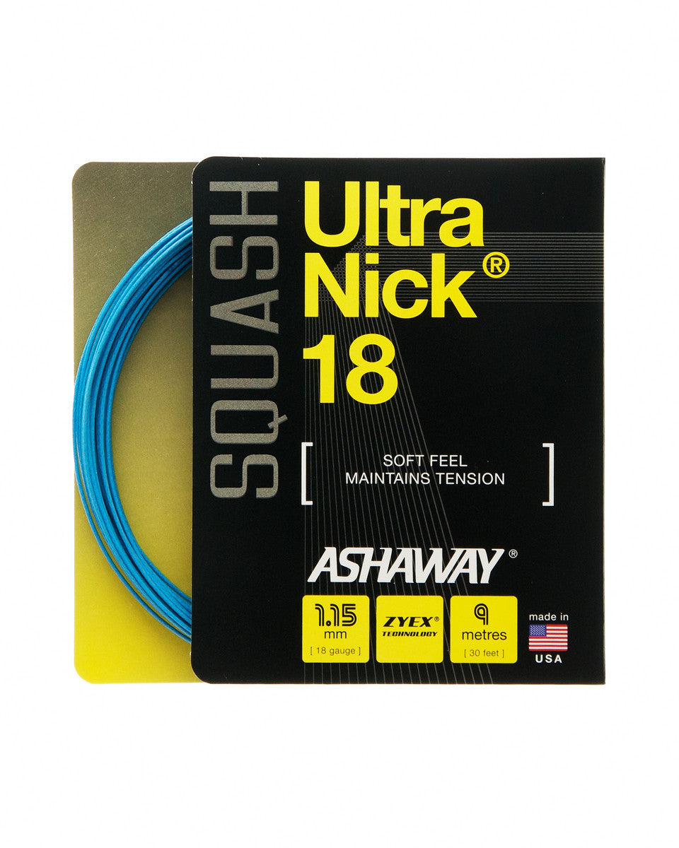 Ashaway UltraNick 18 Squash String Set
