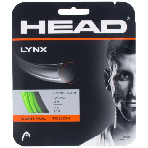 Head Lynx 17G Tennis String Set - Lime Green