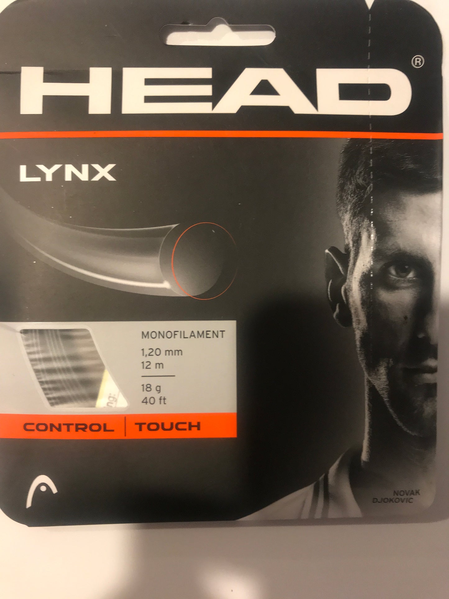 Head Lynx 18G Tennis String Set - Anthracite