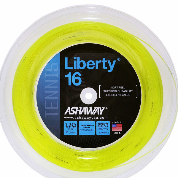 Ashaway Liberty 16 Tennis String Reel  Yellow