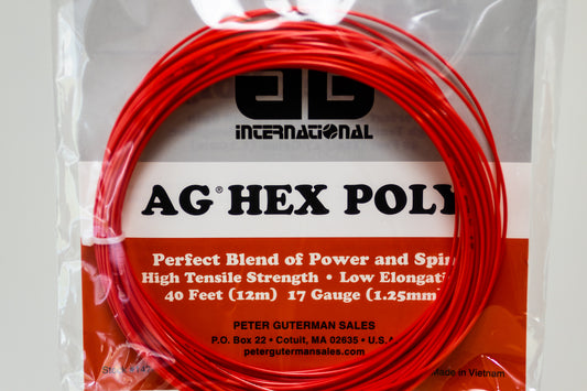 AG Hex Poly 17 Gauge 330' Set - Red